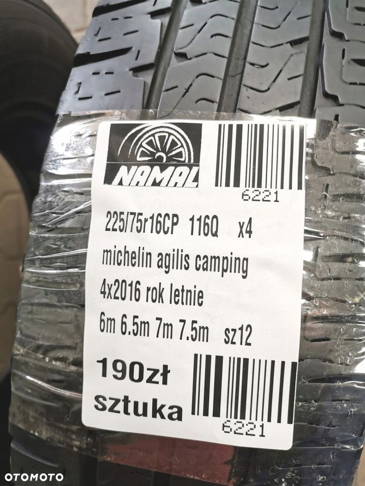 4x 225/75r16cp michelin 2016 opony letnie 7,5mm 6221 - 10