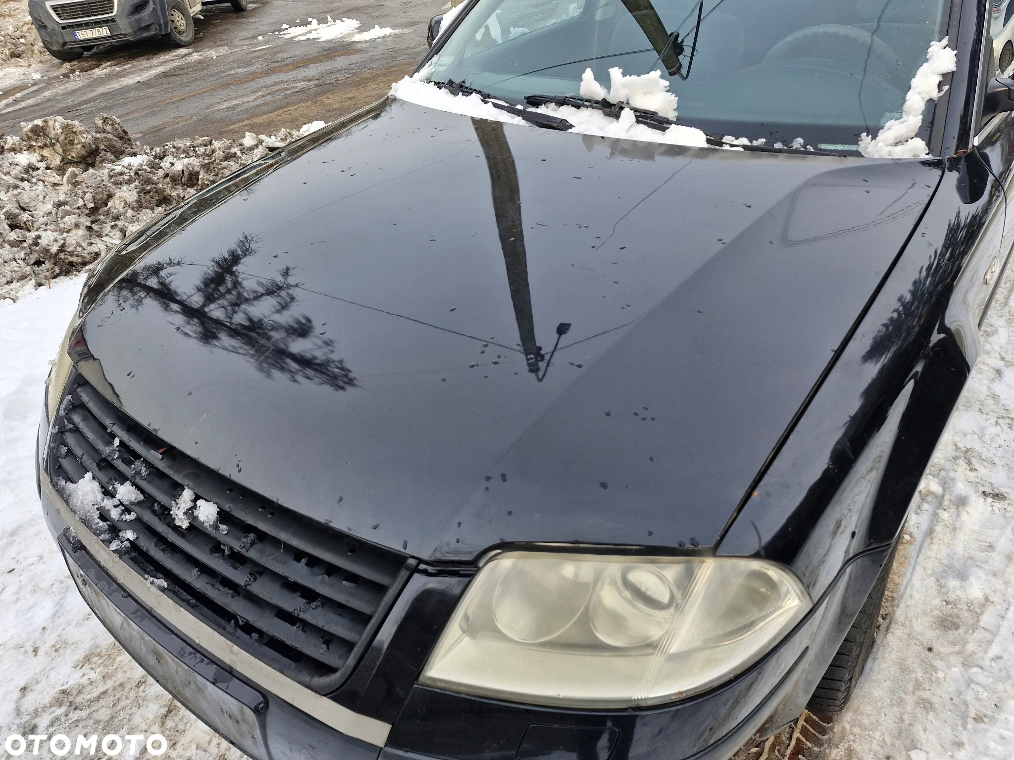 VW Passat B5 LIFT kombi maska zderzak drzwi szyby skrzynia lampy lusterka kod lak LC8Z - pojazd na częsci - 3