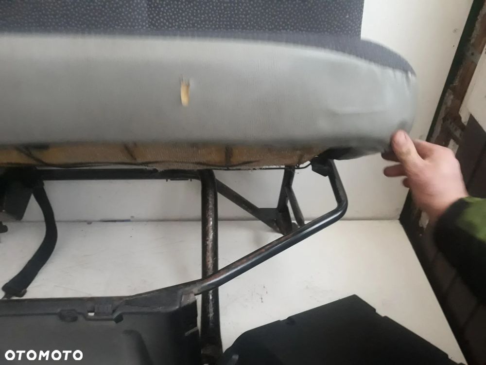FOTEL KANAPA RENAULT MASTER II DOKA DUBEL KABINA 2 RZĄD - 10