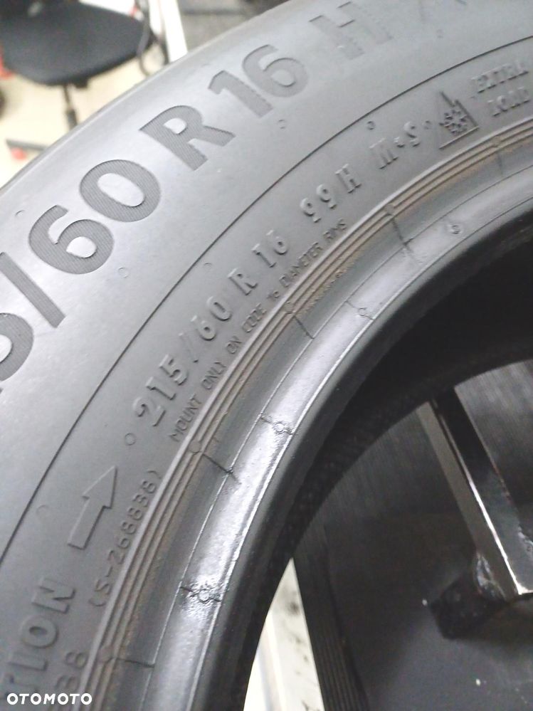 2x 215/60R16 continental 2024 opony zimowe 8mm 52945 - 6