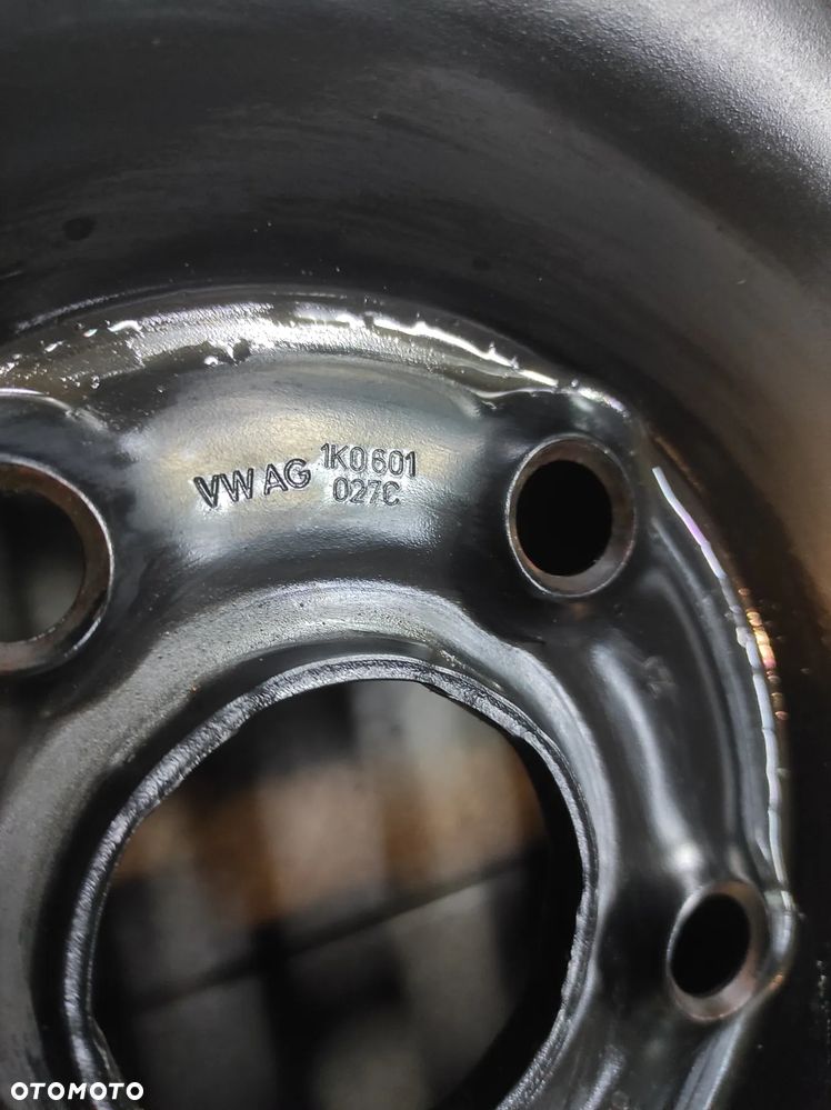 KOŁO ZAPASOWE DOJAZDOWE DOJAZDÓWKA R15 195 65 5X112 ET 47 6J 1K0601027C VW CADDY GOLF 5 6 PLUS KOMBI JETTA TOURAN EOS AUDI A3 8P SKODA OCTAVIA 2 SEAT LEON 2 ALTEA TOLEDO 3 ALTEA XL WYSYŁKA !!! - 5