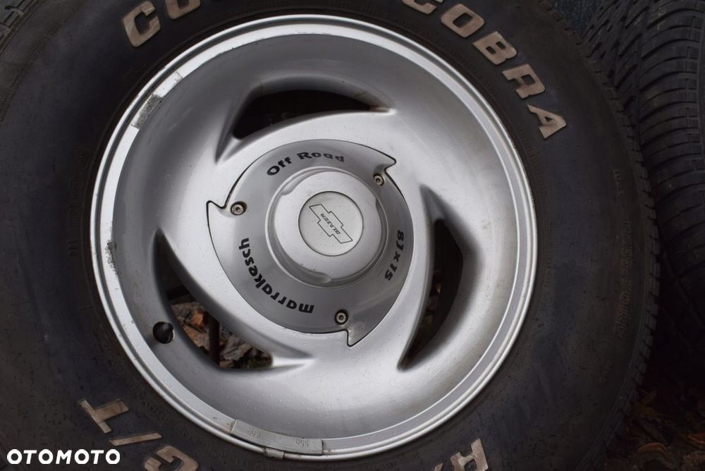 Koła Chevrolet Blazer Marrakesch 255/70 R15 15'' 5x120,65 - 2