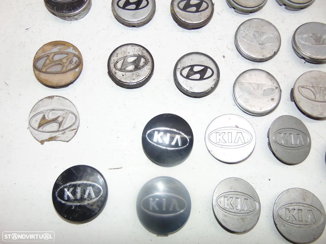 Antigos centros jantes Hyundai/Mazda/Daewoo/Kia/Subaru/Seat/jaguar - 3