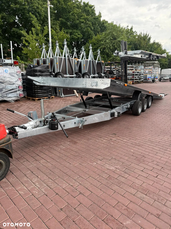 Inny Balhanger TRIMAXLIFT 3560 Wypełnienie Aluminium 600x210 3 osie DMC 3500kg uchylana hydraulicznie MOCNA
