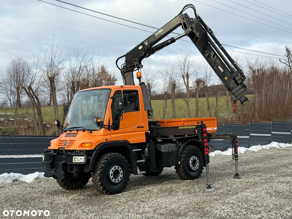 Mercedes-Benz * Mercedes Unimog U 400 * HDS HIAB 166 * Specjalny * Energetyka * Kosz do HDS * Stan Idealny - 22