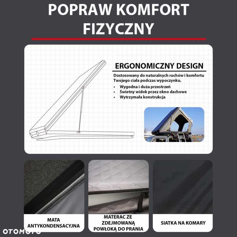Namiot dachowy samochodowy EinParts EPTENT05 Aluminium A-Plus Tent 2-3 osoby - Twarda obudowa - 6