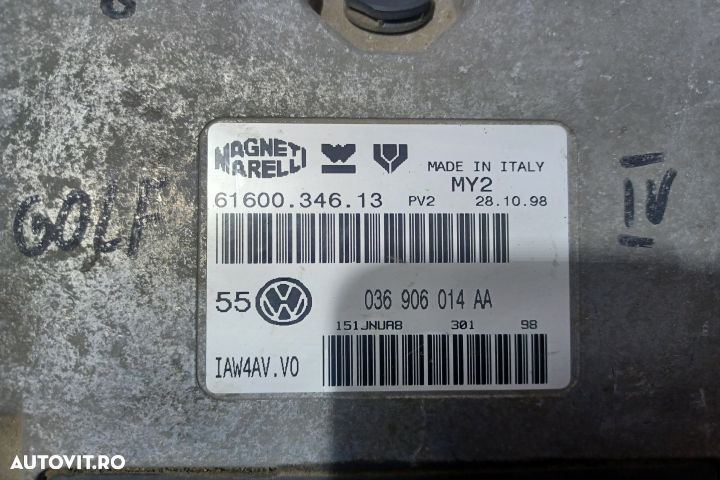 Calculator motor ECU 036906014AA - 1.4 MPI 036906014AA - 1.4 MPI Volk - 3