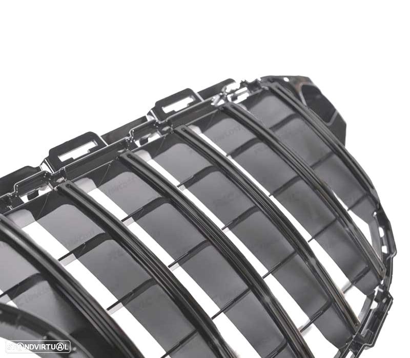 GRELHA MERCEDES CLASE C W205 14-18 LOOK AMG GT PRETO BRILHO - 2