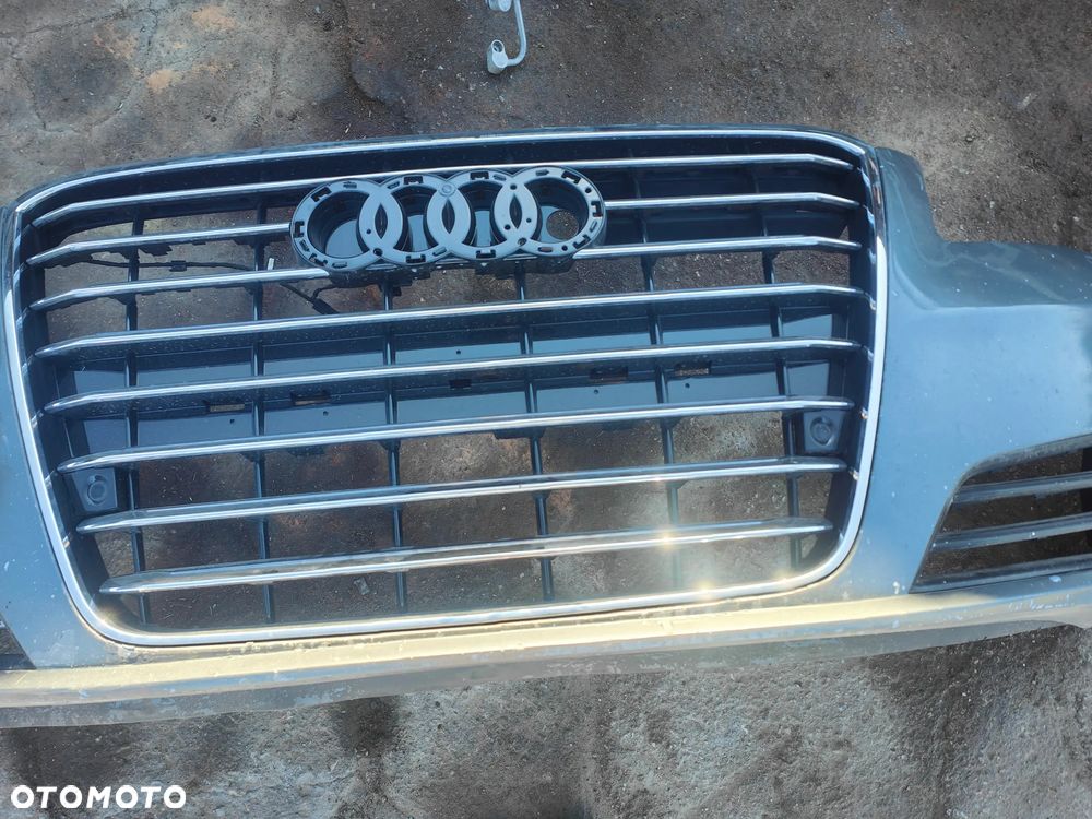 AUDI A8 D4 14r ZDERZAK PRZÓD PRZEDNI GRILL LX7R - 4
