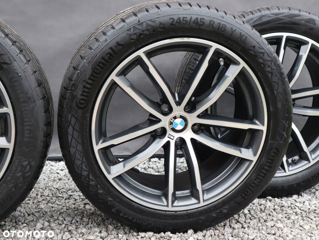 KOŁA FELGI ALUMINIOWE BMW G30 G31 SERIA 5 18 CALI WZ 662M OE SUPER STAN - 4