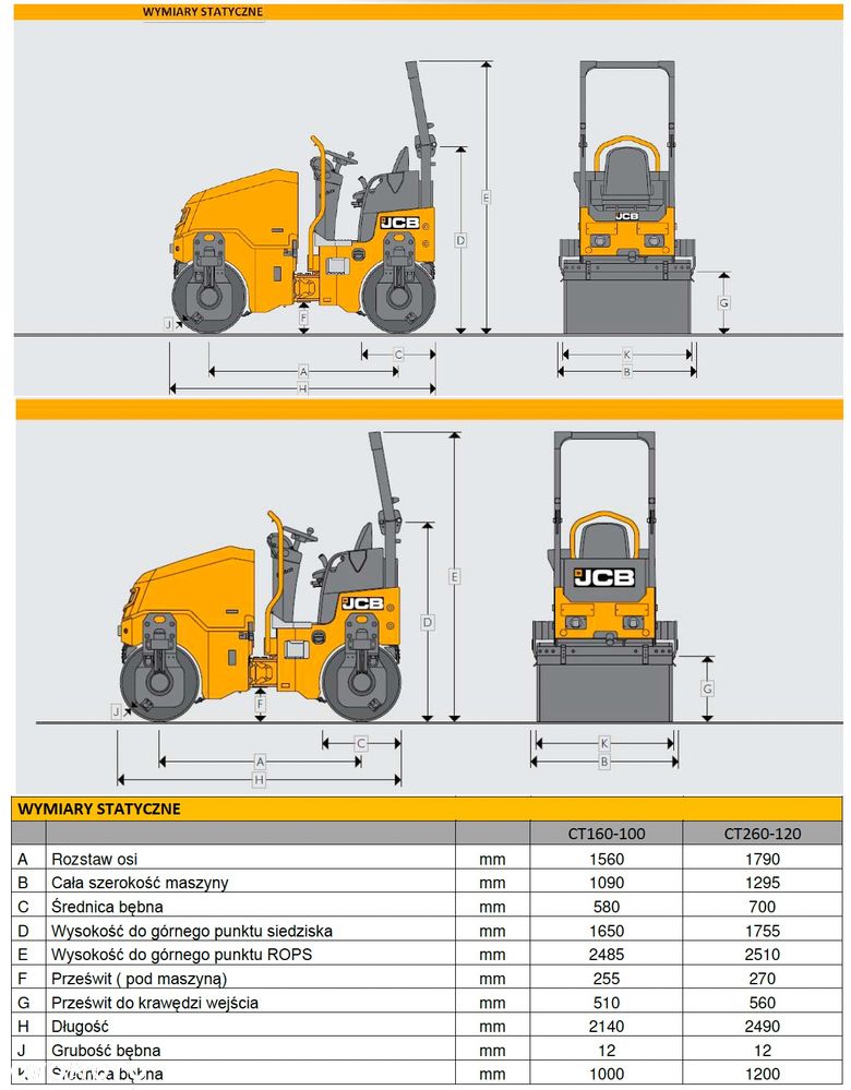 JCB CT 260-120 - NOWY - 30mth !! - 2