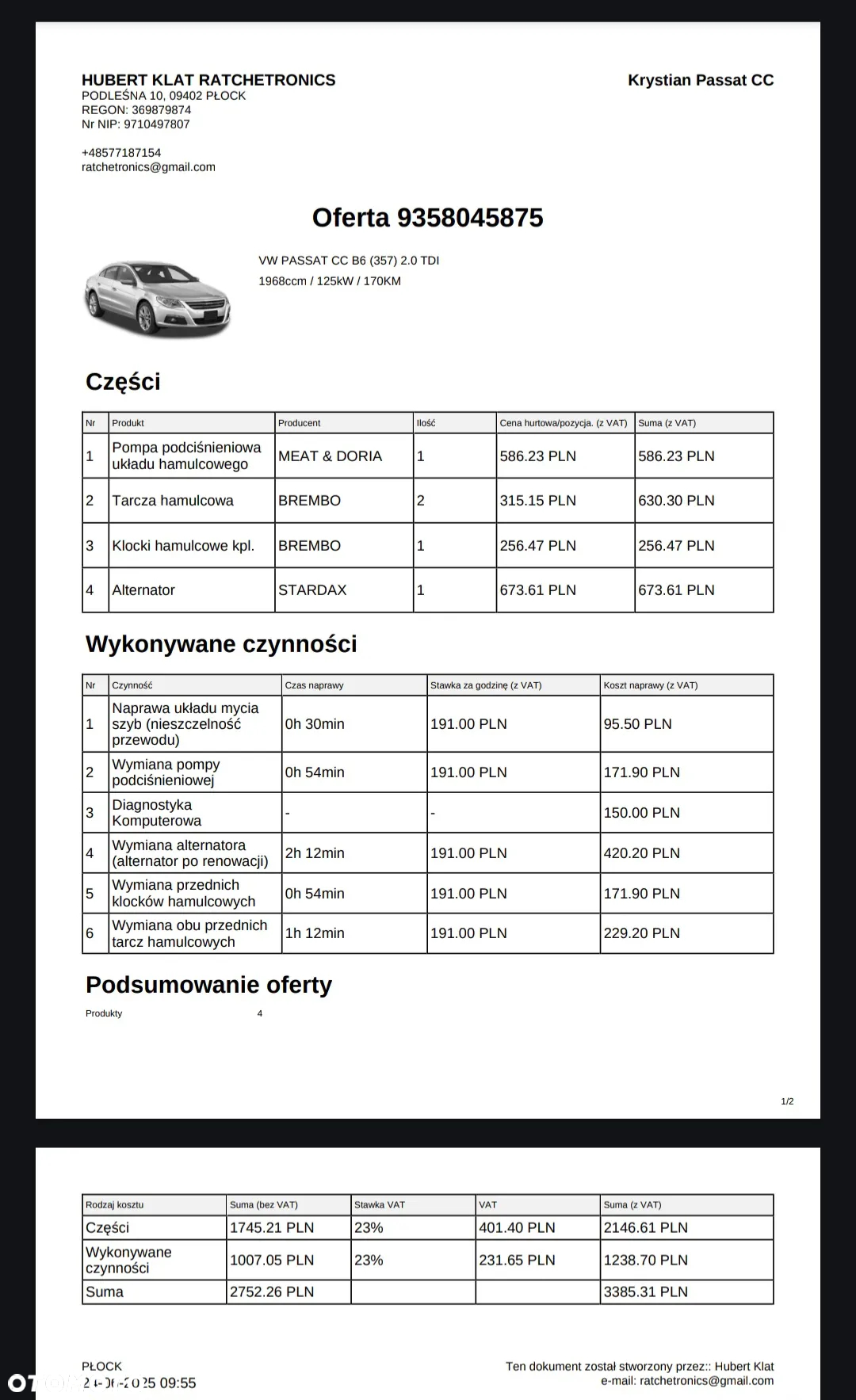 Volkswagen Passat CC 2.0 TDI DPF DSG - 26