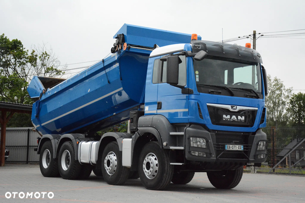 MAN TGS 480 / 2016r / 8x4 / Mulda / Retarder / Idealny stan / Mały przebieg