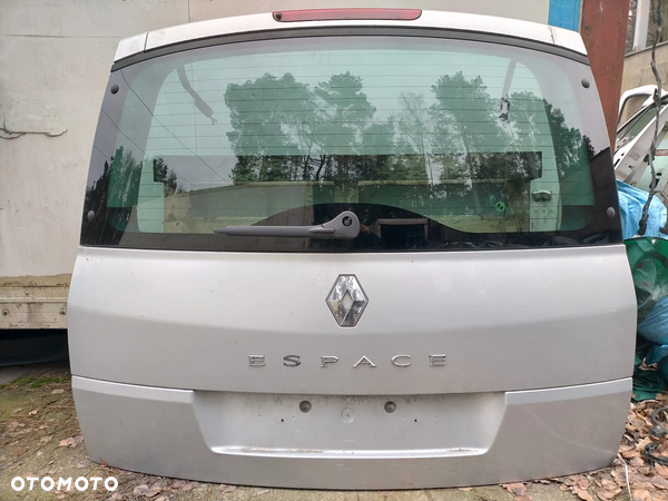 RENAULT ESPACE IV 4  KLAPA BAGAŻNIKA TED69 SREBRNA