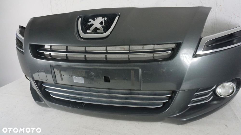 ZDERZAK PRZÓD PRZEDNI PEUGEOT 5008 I 1 09-13 KTPD 2009-2013 HALOGEN ATRAPA - 2