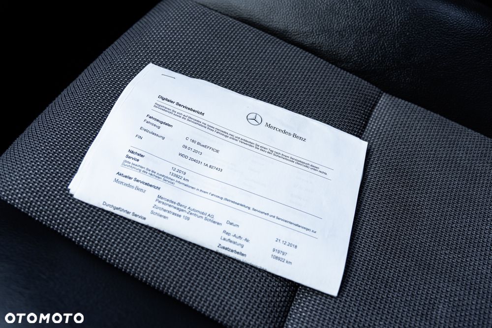 Mercedes-Benz Klasa C 180 (BlueEFFICIENCY) 7G-TRONIC Avantgarde - 38