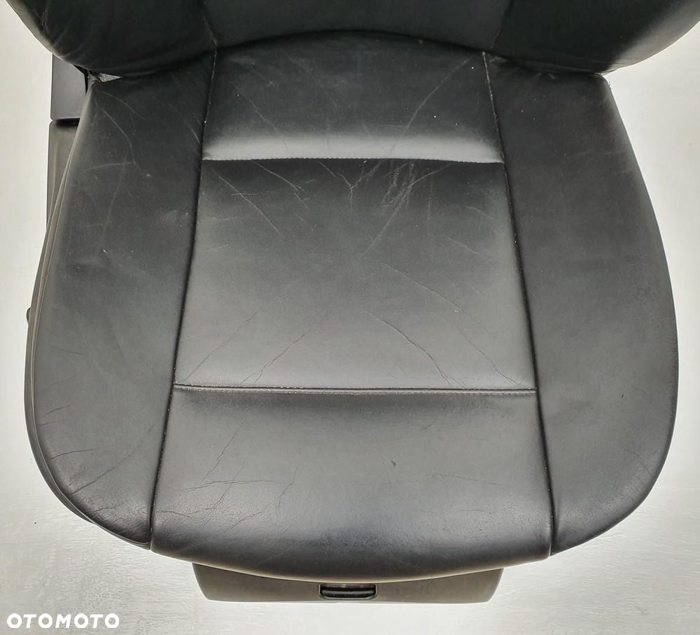 FOTEL PRAWY PRZÓD PRZEDNI PASAŻERA SKÓRA GRZANY BMW 3 E46 CABRIO EUROPA - 2