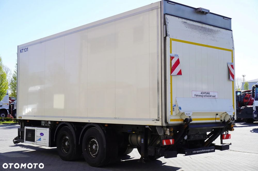 Inny Przyczepa chłodnia przejazdowa ROHR RZK 18 IV / Carrier Supra 850 / Winda Bär 2500 kg / 5 szt - 4