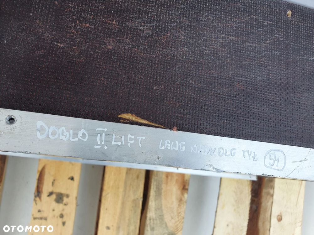 LEWA ZABUDOWA NADKOLA Paki Fiat Doblo II lift Maxi - 2