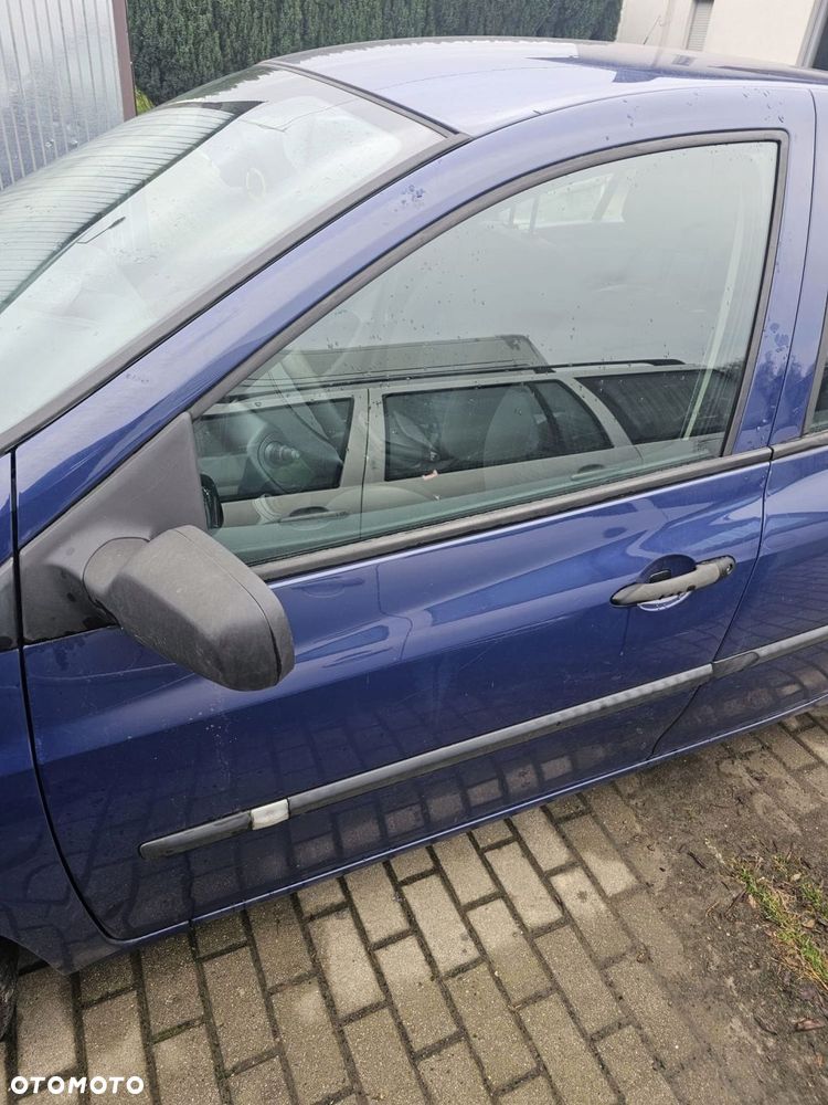 drzwi lewe przód kompletne renault clio iii 5d kod lakieru dv460 - 1