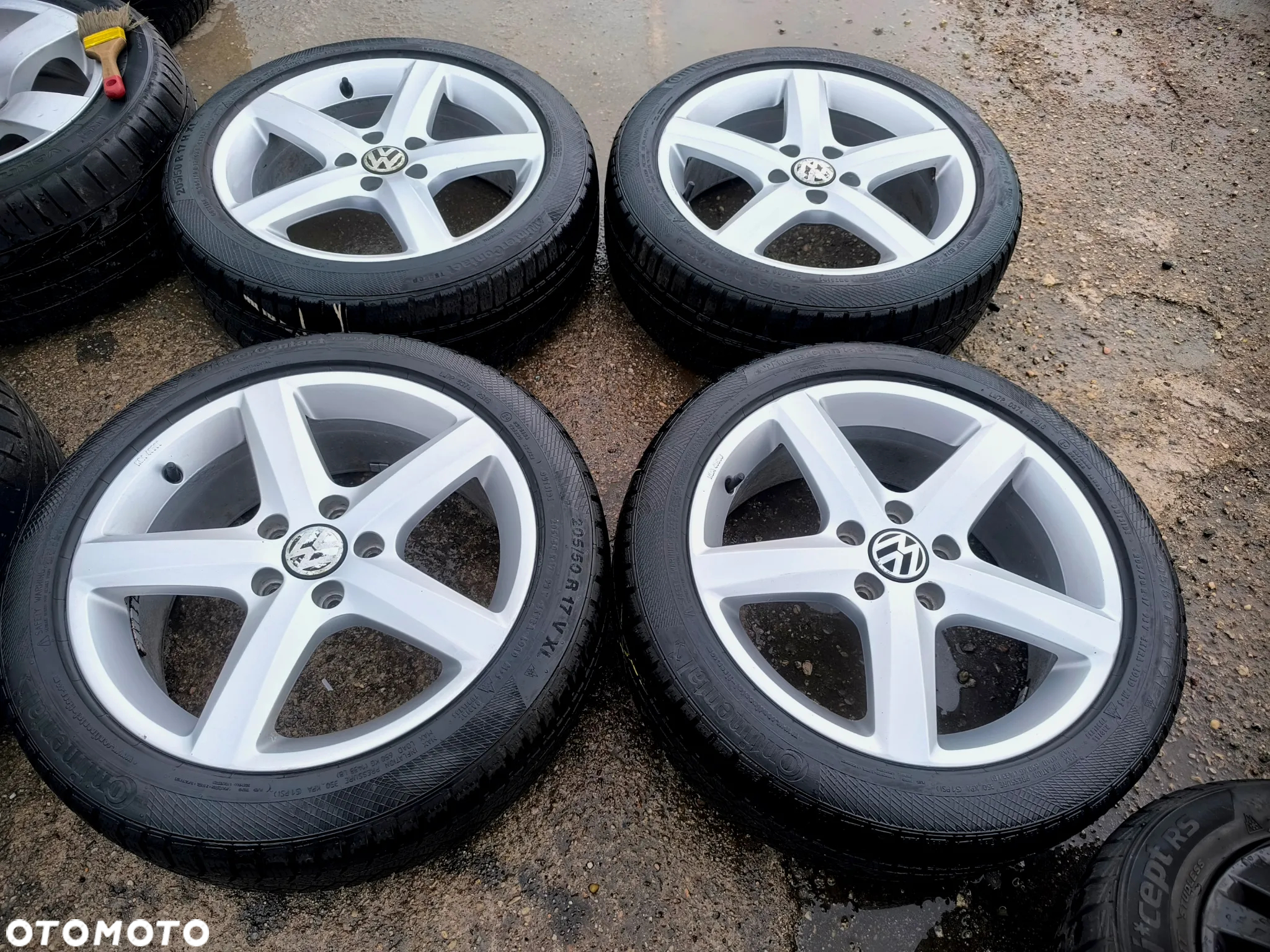 5x112 Felgi Aluminiowe Alufelgi 17 Koła Zimowe Zima VW 1K8 GOLF 5 6 7 V VI VII TOURAN CADDY JETTA PASSAT B5 B6 B7 B8 SKODA SEAT AUDI Legnica ALU-RAD 205/50 6mm - 2