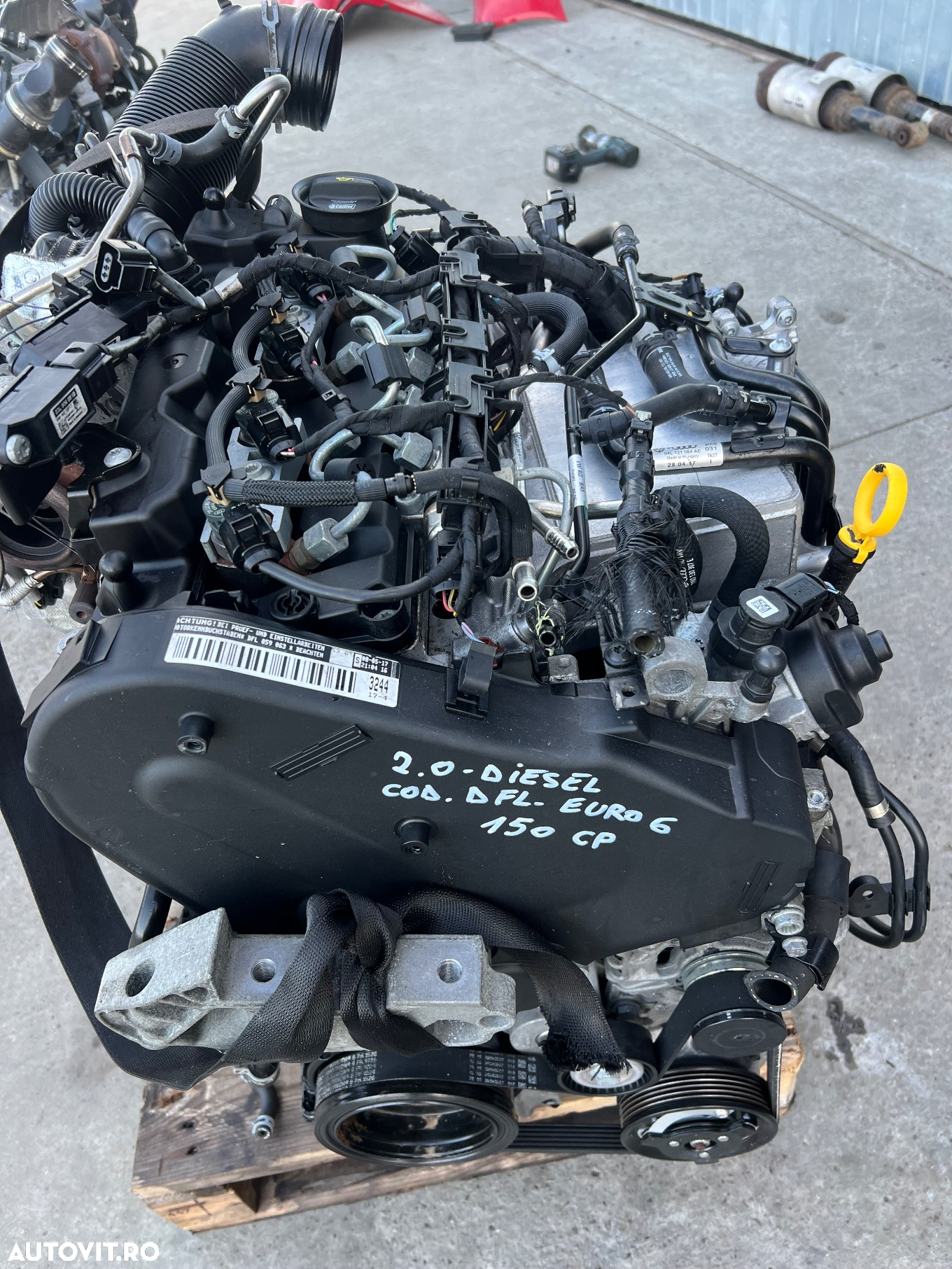 DEZMEMBREZ Piese Auto Volkswagen Vw Sharan 7N Motor 2.0 Diesel Euro 6 150 CP cod DFL Cutie Viteze Automata PNZ NJJ NLN Bara Fata completa Capota Portiera fata culisanta spate Haion Stop tripla LED Injector Pompa Inalta Kit Injectie - 6