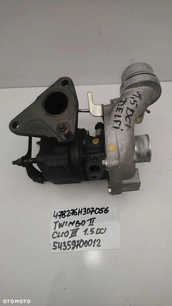 TURBINA 1.5 DCI 84KM 85KM 86KM TWINGO II CLIO III 478276H307056 54359700012 - 7