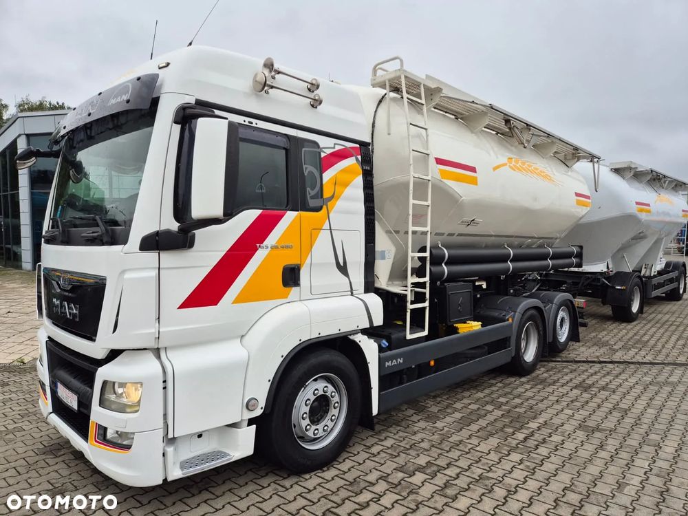 MAN TGS 26.480 / 6X2 / ADR /  NACZEPA I ZABUDOWA SPRITZER SILO 28M3 / KOMPRESOR / MOŻLIWY TDT / TRANSPORT / 1 WŁ. / NOWE SPRZĘGŁO - 15