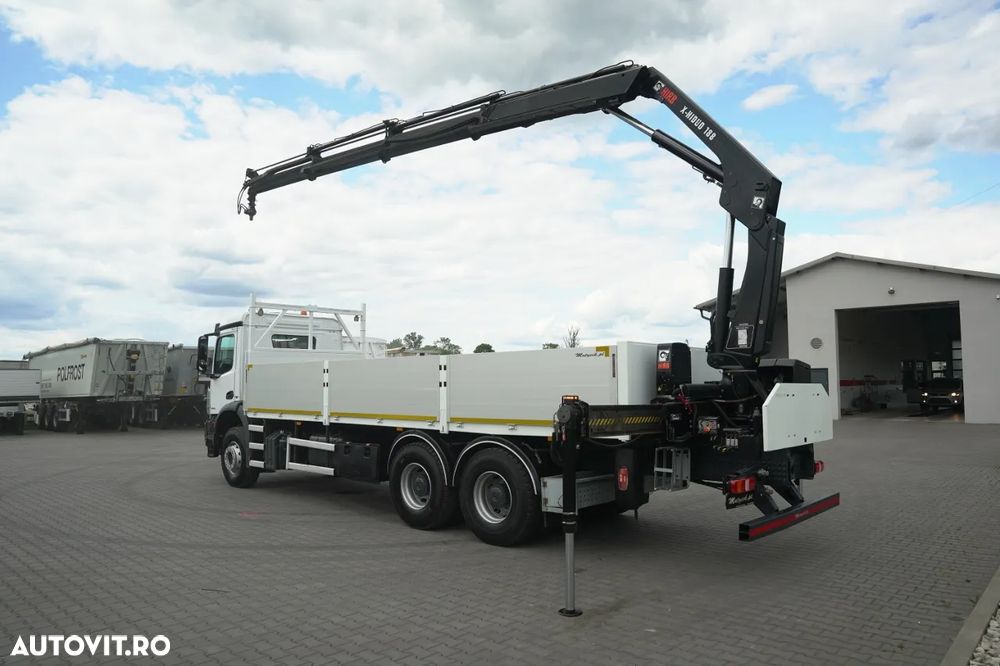 Mercedes-Benz AROCS 2636 / 6x4 / 7.6 M LIVRARE + HIAB 188 B-3 HDS / PODEA RESISTENTĂ / RADIOCOMANDĂ / ROTATOARE / EURO 6 - 4