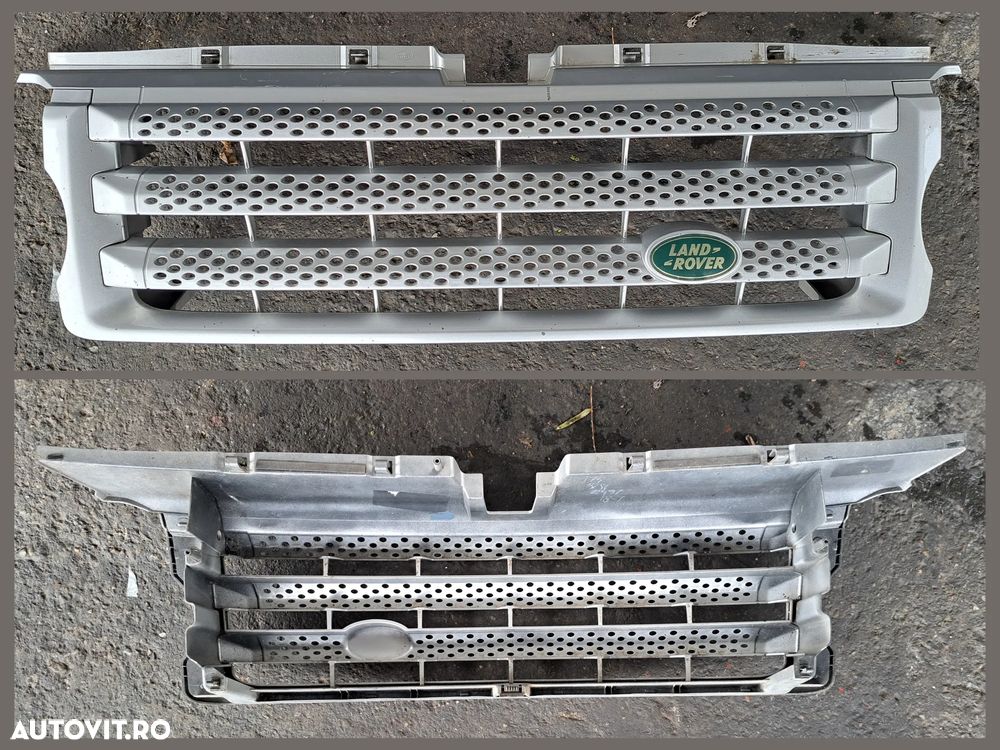 Bara fata completa cu senzori parcare si proiectoare Grila centrala cu sigla bara fata Land Rover Range Rover Sport Facelift L320 2009-2013 - 6