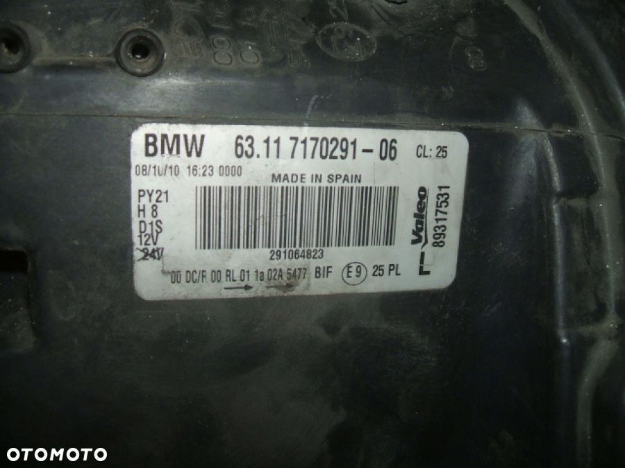 BMW 1 E81 E82 E87 E88 LAMPA PRZEDNIA LEWA XENON BIXENON 6311-7170291-06 - 8