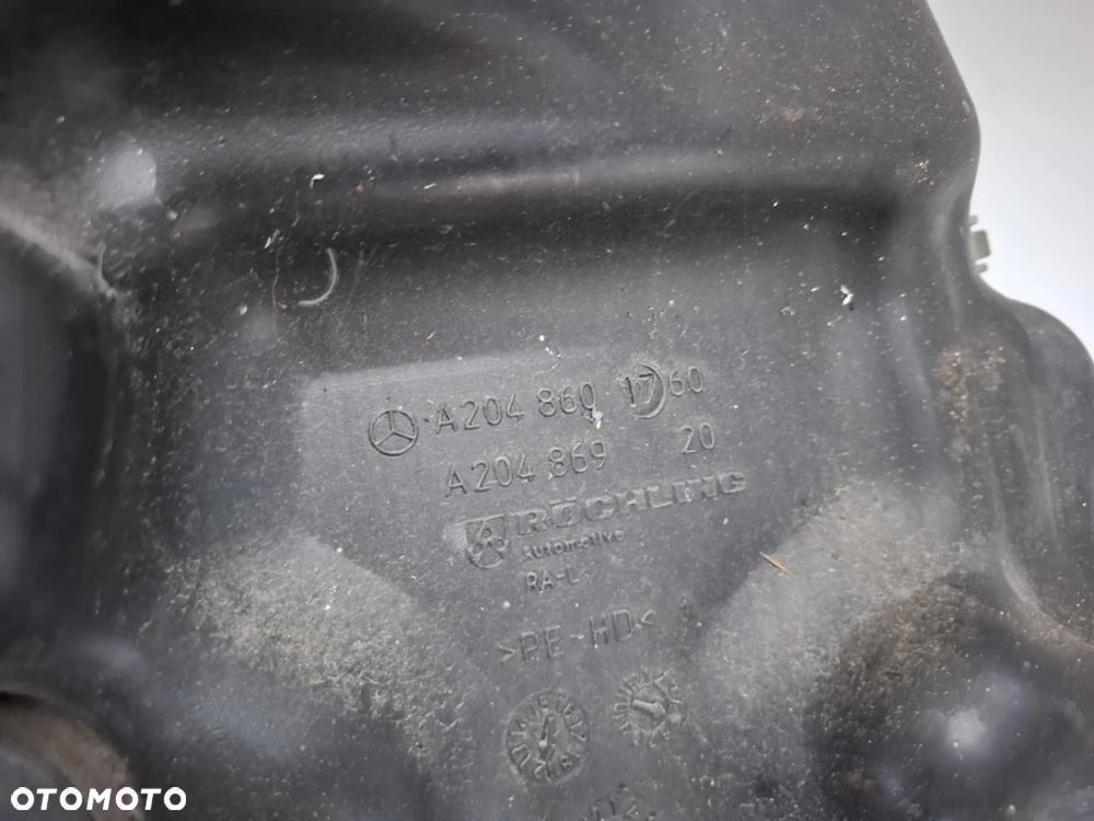 ZBIORNIK PŁYNU SPRYSKIWACZY ZBIORNICZEK MERCEDES W204 W212 a2048601760 - 2