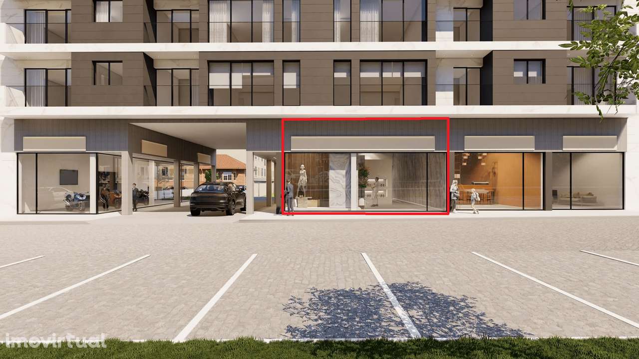 Loja espaçosa e nova com garagem em Espinho - Grande imagem: 2/14