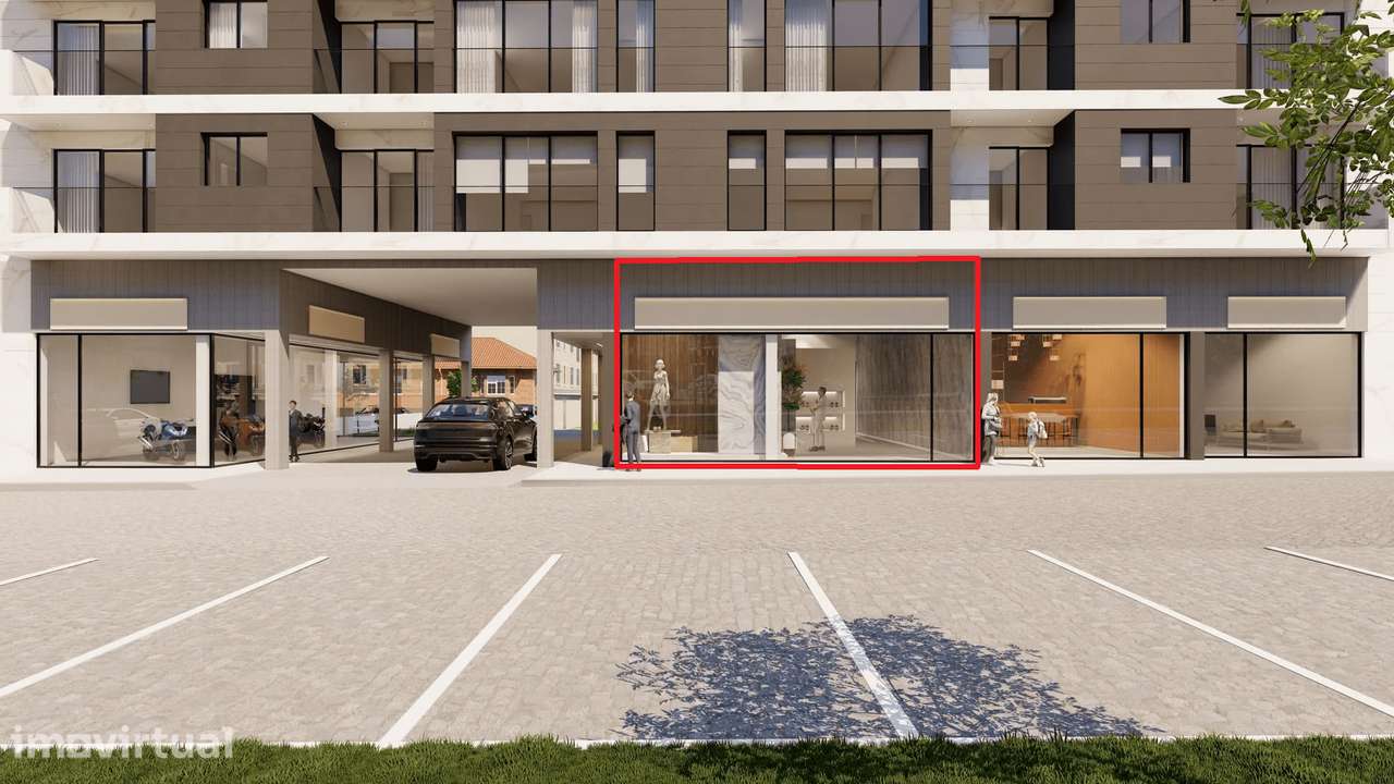 Loja espaçosa e nova com garagem em Espinho - Grande imagem: 2/14