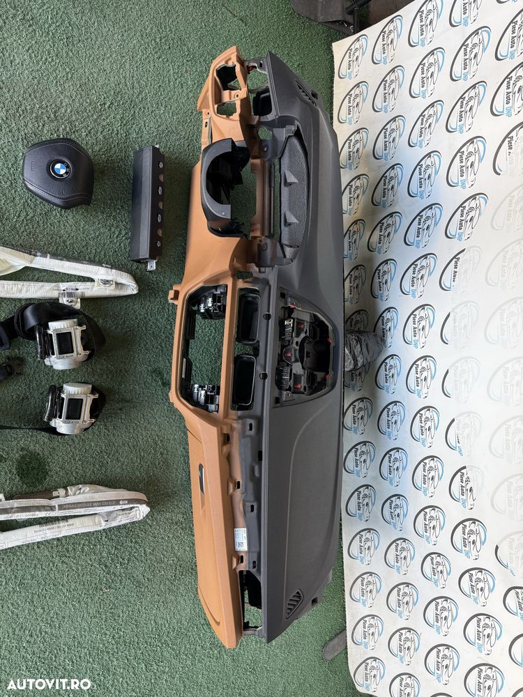 Plansa bord completa Bmw seria 5 G30 G31 kit airbag centuri cortine - 3