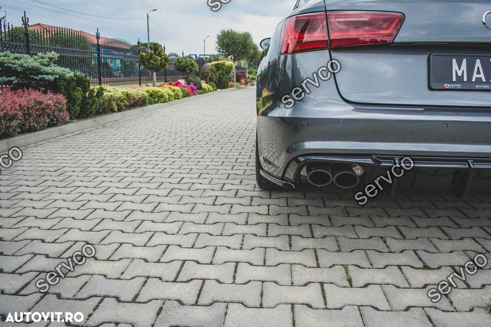 Prelungire bara spate Audi A6 S6 C7 S-Line Facelift 2014-2017 v12 - 5