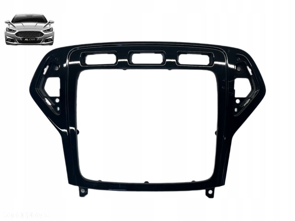 RAMKA NAWIGACJI FORD MONDEO MK4 PIANO BLACK 7S71-18522 PRZED LIFT - 1