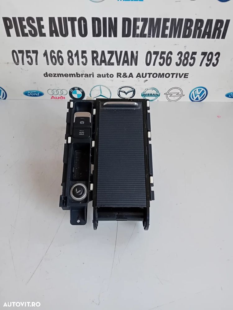 Buton Frana De Mana Suport Pahare Vw Passat B8 An 2014-2020 Volan Stanga Motor DFG Cutie UAX - 1