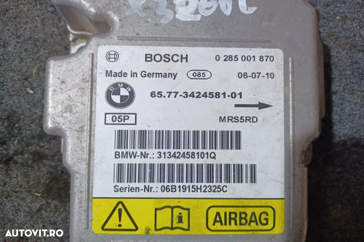Calculator airbag 0285001870 BMW X3 E83 [facelift] [2006 - 2010] Cros - 4