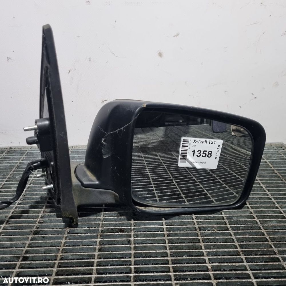 Oglinda dreapta Nissan X - Trail T31 2007 - 2013 4 Usi Platinium Silver KY0 (1358) Cu ... - 3
