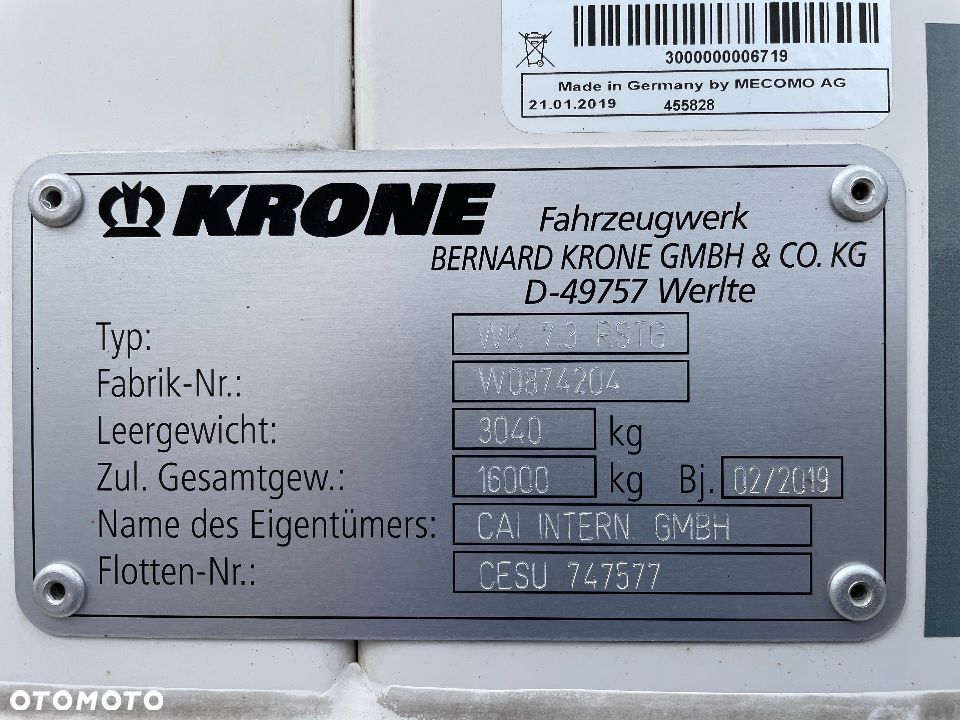 Krone WK 73 - 7