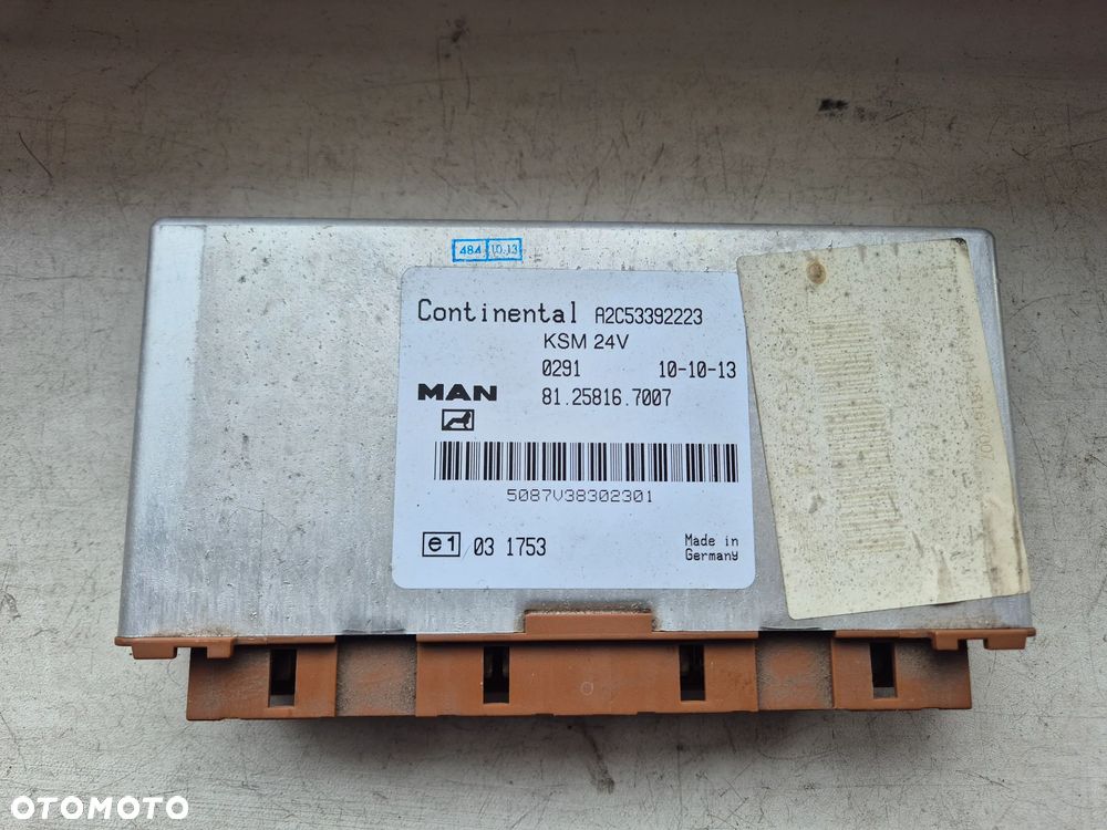 KOMPUTER STEROWNIK MODUŁ KSM MAN TGX TGS EURO 6 81258167007 - 1