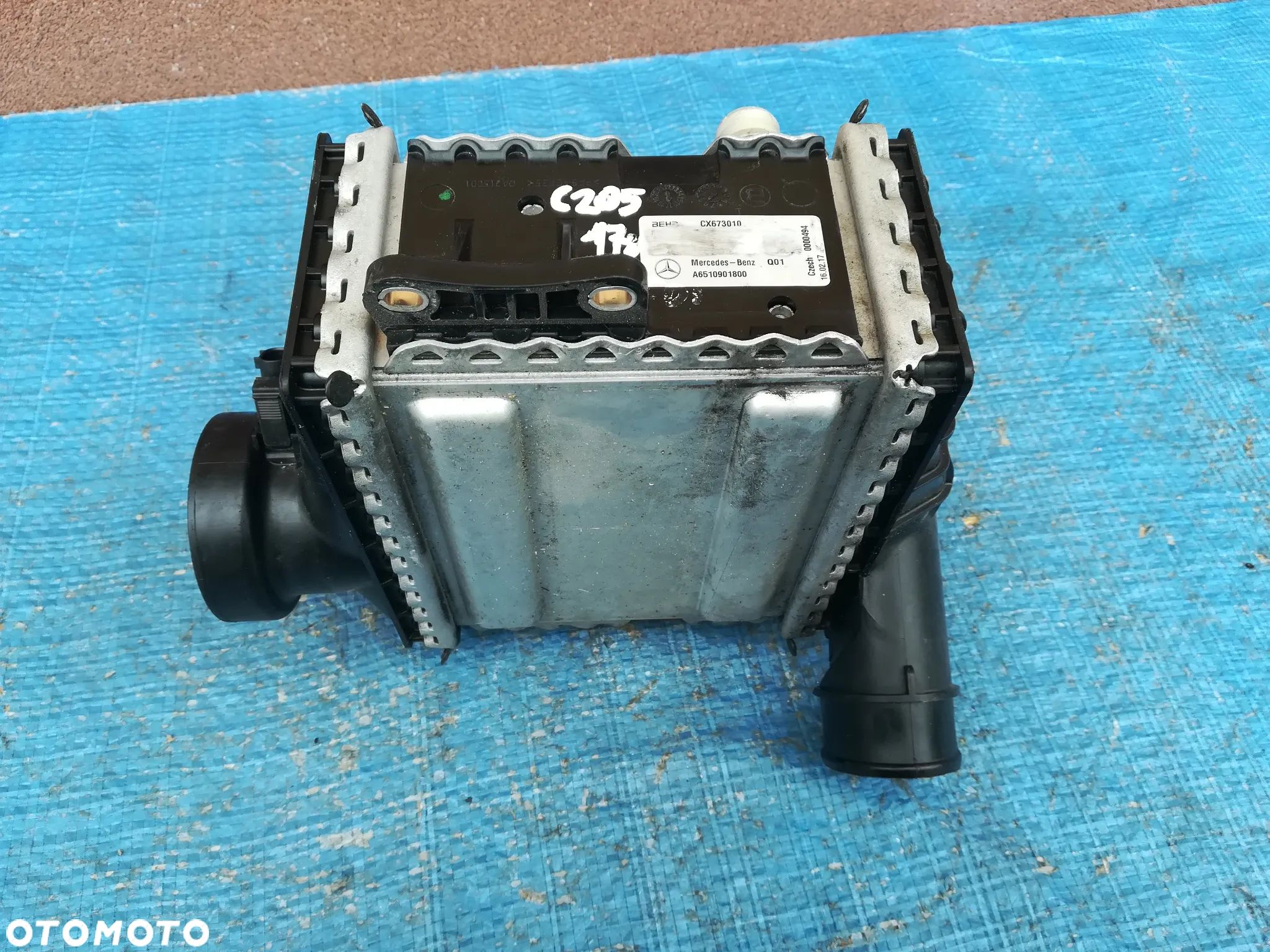 Mercedes W205 2.2 CDI Chłodnica Intercoolera Intercooler A65110901800 - 1