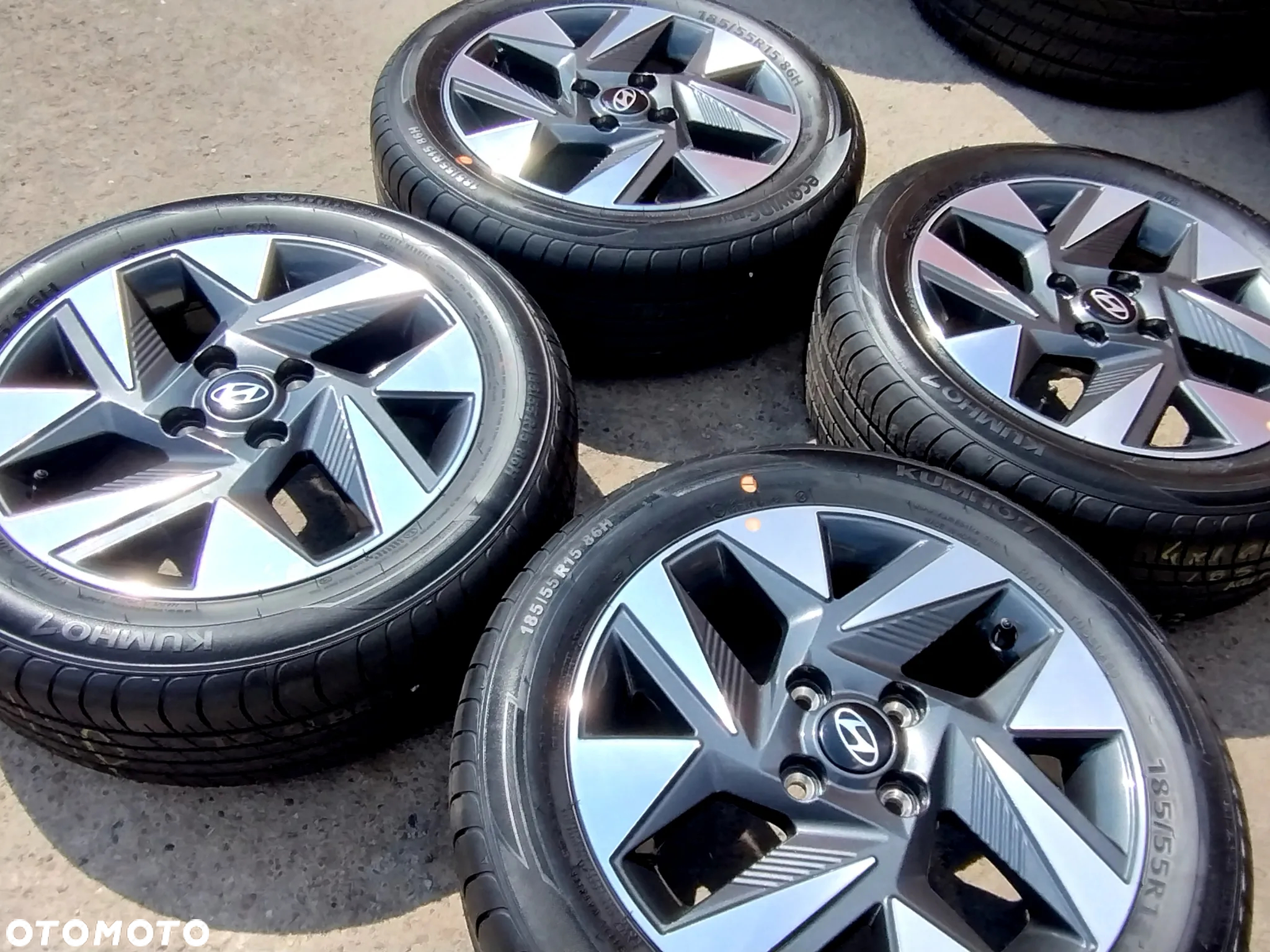 4x100 Felgi Aluminiowe Alufelgi 15 Koła Letnie Lato HYUNDAI ACCENT GETZ I10 KIA RIO PICANTO X CROSS Legnica ALU-RAD 185/55 23r. J.NOWE - 5