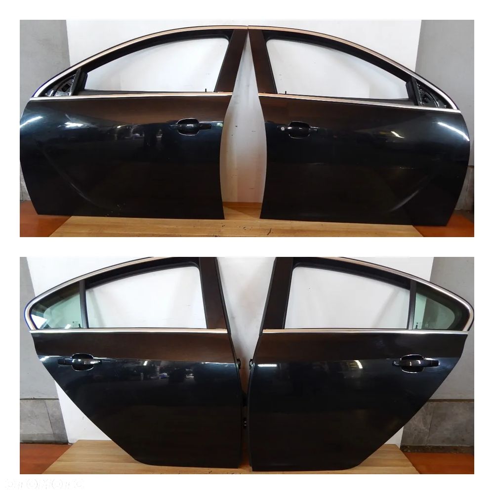 Drzwi tył Opel Insignia A 08-17 Lift Z22C czarne Łuków części - 4