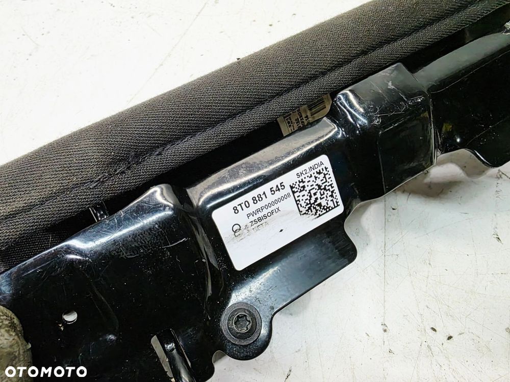 MOCOWANIE ISOFIX PRZÓD AUDI A3 8V A4 B8 A5 8T Q5 8R CZARNE 8T0881545 - 6