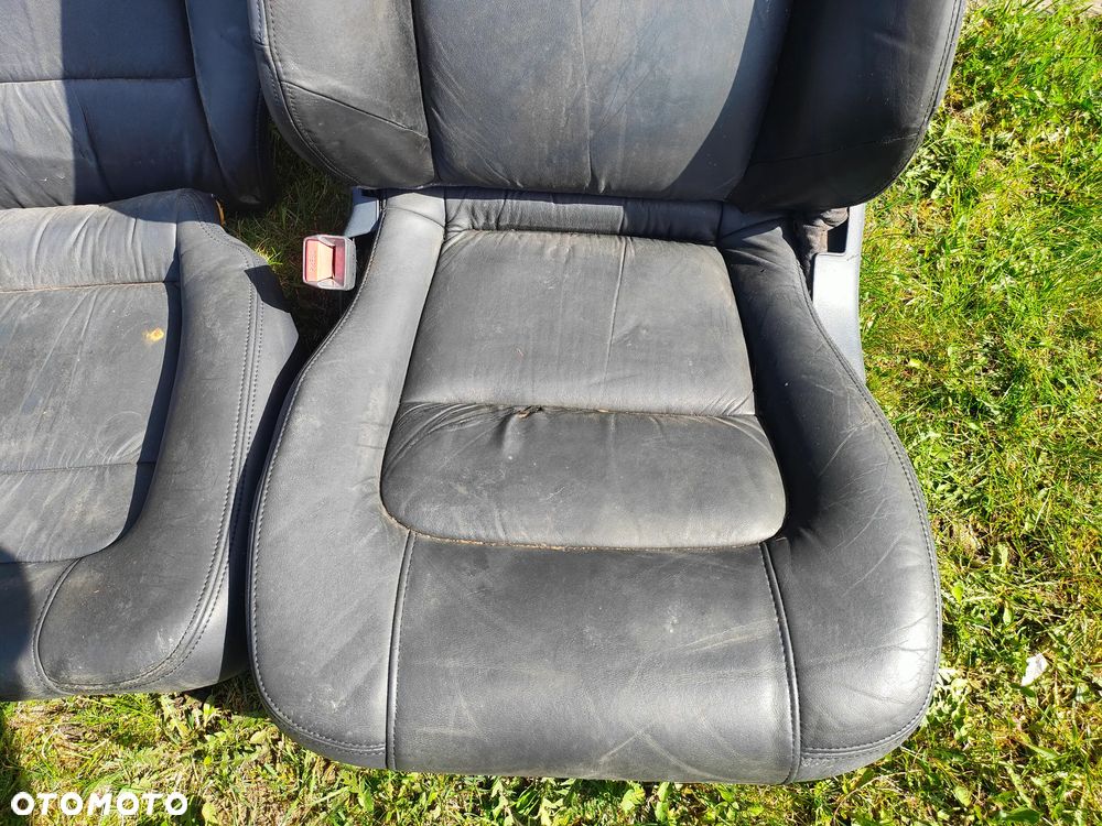 Honda Accord VI Coupe 98-02 Fotele fotel skórzane czarne komplet - 10