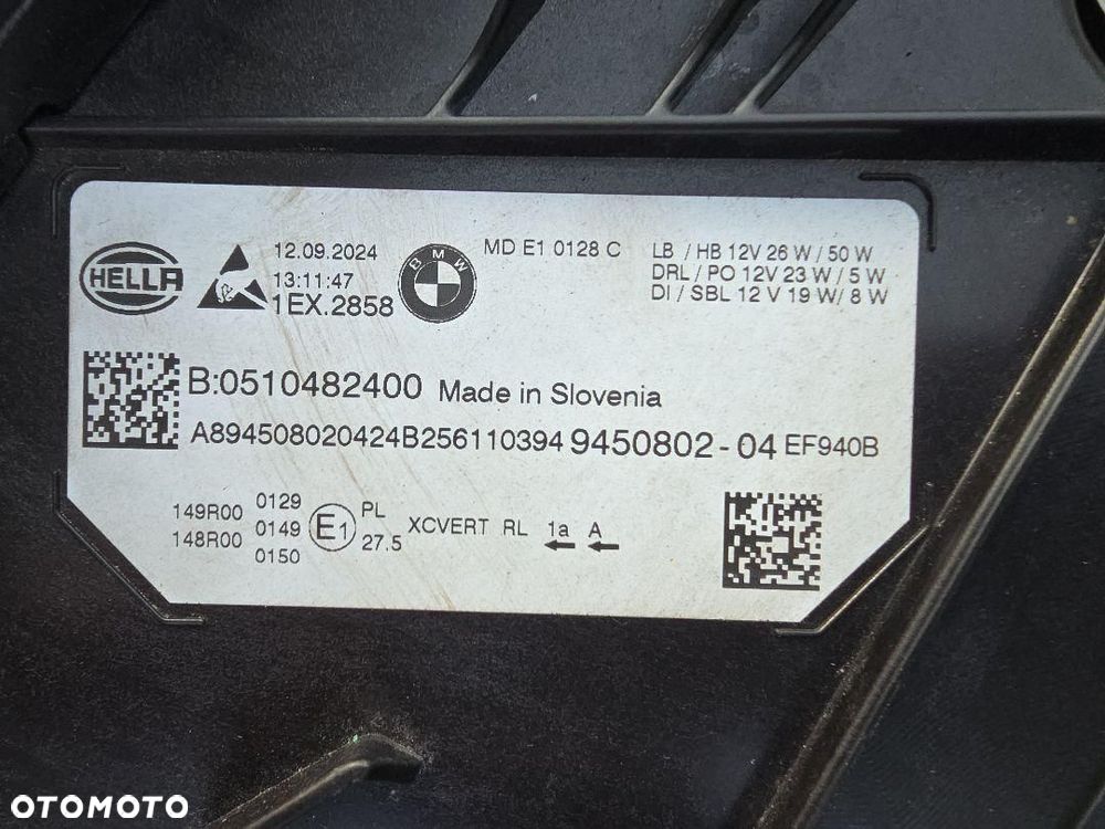BMW 3 G20 G21 LIFT LCI Lampa prawa przód Full Led Adaptive 9450802-04 - 10