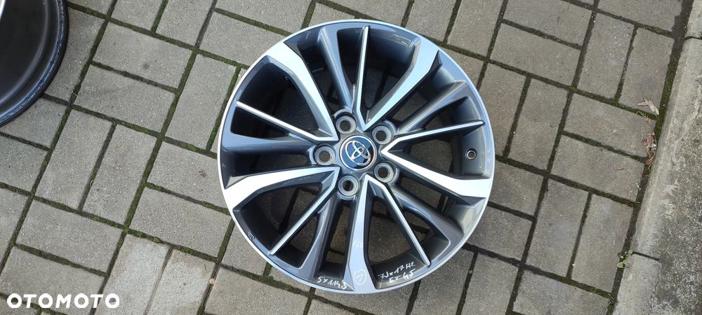 FELGI ALUMNIOWE 5x114.3 7Jx17 CALI ET 45 fi 60 TOYOTA AVENSIS AURIS VERSO RAV 4 KOMPLET 4 SZTUKI - 2