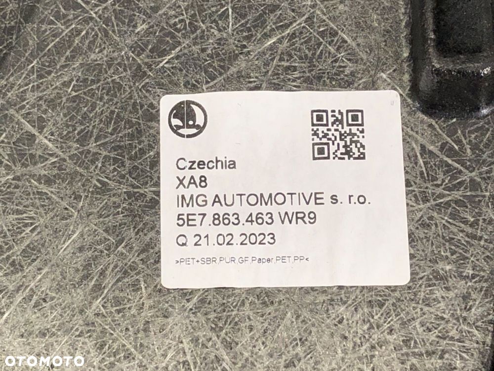 WYKŁADZINA BAGAŻNIKA  SKODA OCTAVIA IV (NX3, NN3) 2020 - 2022 2.0 TDI 110 kW [150 KM] olej - 3